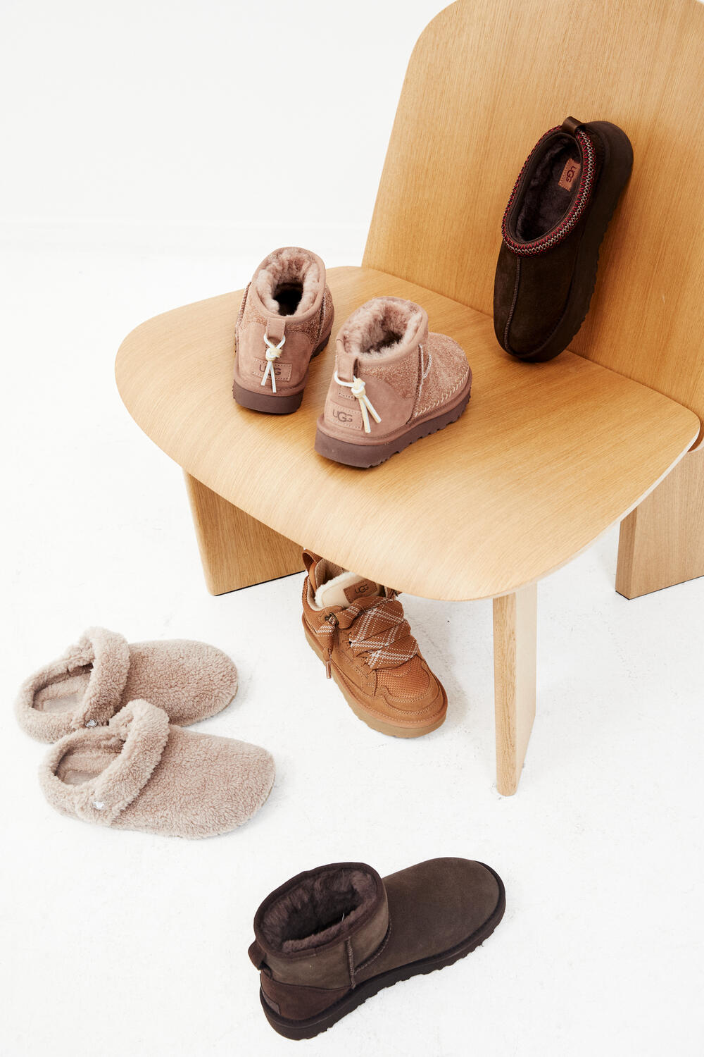 Classic Mini bamsestøvler - Dusted Cocoa